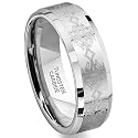 Tungsten Carbide Laser Engraved Celtic Wedding Band Ring 7-12.5