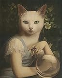 Unspeakable Fortune Stephen Mackey Fantasy Odd Weird Animal Cat Print Poster 18x22