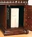 Rich Brown Computer Desk With Hutch