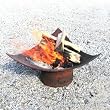 Isosceles Modern 28 Inch Handcrafted Steel Firebowl