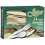 Jaya Biodegradable Cutlery (Spoons, Forks, Knives), 24-Count Packages (Pack of 24)