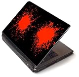 Red splats 2 - Toshiba Lapjacks skin to fit 15 Laptops