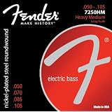 Fender 7250HM Nickel/Steel Roundwound Bass Strings