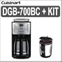 Cuisinart (DGB-700BC) 12 Cup Grind & Brew Coffeemaker (Brushed Chrome) + (ED150) Bean Vac Coffee Canister
