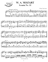 Mozart Piano Sonata No. 11 in A Major, K.331: Instantly download and print sheet music