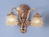 51v EnLQVjL. SL160  Classic Lighting 4502 SNG Satin Gold La Paloma 11 Italian Glass & Bronze Sconces from the La Paloma