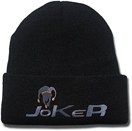 Joker Logo Beanie Fashion Unisex Embroidery Beanies Skullies Knitted Hats Skull Caps