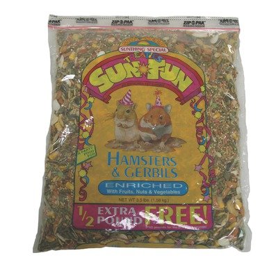Hamster/gerbil Sun Fun 3.5lb (6pc)