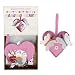 Felt craft pink butterfly heart decorations