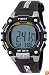 Timex Men's T5E231 Ironman Traditional 100-Lap Silver-Tone/Black Resin Strap Watch
