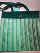 Della Q Green Silk Cotton Mazie Knitting Project Tote Bag