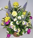 16" Mixed Wildflower Arrangement
