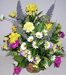 16" Mixed Wildflower Arrangement