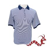 NEW Woodworm Golf Clothes STRIPE Navy/White 2XL