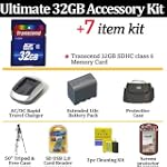 SAVE $20.10 - Ultimate 32GB Accessory Kit For JVC GZ-GZ-HM400 GZ-MS120 GZ-MS130 Includes 32GB Memory, Case, Tripod, 4HR Battery & Charger + More $179.89