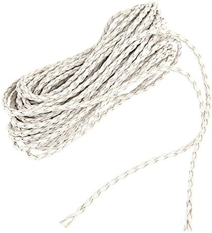 9m White Braided Leather Necklace Cord String DIY 3mm HOT