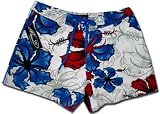 Alki'i Classic Hibiscus Hawaiian Board Short