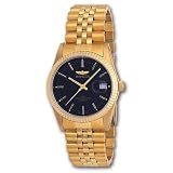 Invicta Mens II Collection Camelot 23KT Gold Stainless Steel Watch #8946 by Invicta