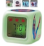 Color Changing Clock - Spiderman