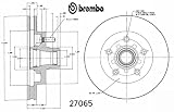 Brembo BDR27065  Brake Rotor