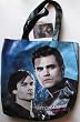 Vampire Diaries Tote Bag Brothers Stefan and Damon