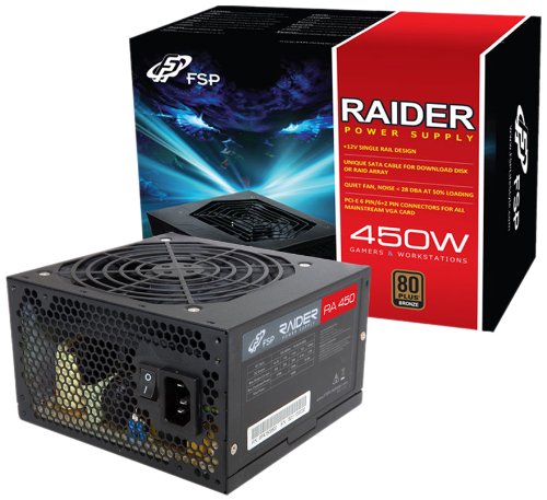 FSP Group U.S.A. Corporation 80 Plus Bronze 450-Watt Power Supply (RAIDER 450)