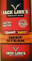 Jack Link's Premium Cuts Sweet & Hot Beef Jerky 1-Ounce Packages (Pack of 12)