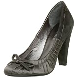 Nine West Womens Tassy Pump,Dk Grey Satin,8.5 M