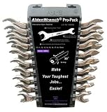 Alden 10-Piece METRIC Open-Ratcheting Wrench Set