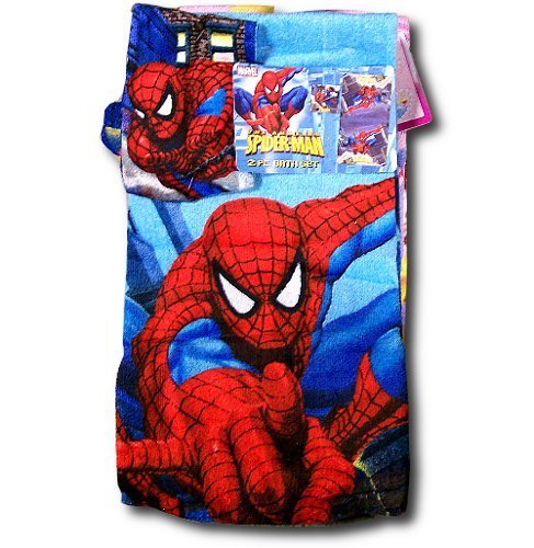 Amazing Spiderman Bath Towel Cloth Set