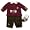 C`est La Vie Baby Boys Olive Pants, Shirt and Sock Set ~ Alien