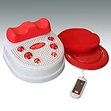 Chi machine with infrared foot massager