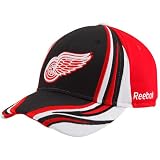 NHL Reebok Detroit Red Wings Black-Red Inferno Flex Hat