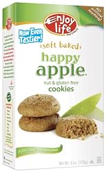 Enjoy Life Soft Baked Happy Apple Cookies, 6-Ounce Boxes (Pack of 6)