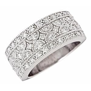 Diamond Antique Women’s Wedding Anniversary Band