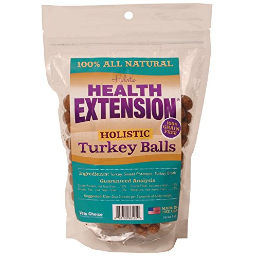 Health Extension Dog Treat, Turkey Balls