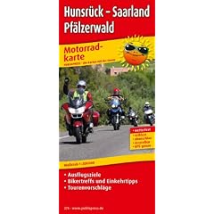Motorradkarte Hunsr�ck - Saarland - Pf�lzerwald: Mit Ausflugszielen, Einkehr- & Freizeittipps und Tourenvorschl�gen, wetterfest, reissfest, ... wetterfest, reissfest, abwischbar, GPS-genau