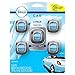 Febreze Car Air Freshener, Set of 5 Clips, Linen & Sky - up to 150 Days