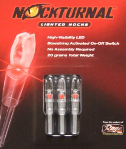 DTA NockTurnal X Lighted Nocks Red 3 pack