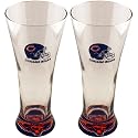 NFL Football Team Two Pack 12 Ounce Flared Pilsner Glasses