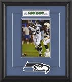 Aaron Curry Seattle Seahawks Framed 6x8 Photograph with Team Logo & Plate at Amazon.com