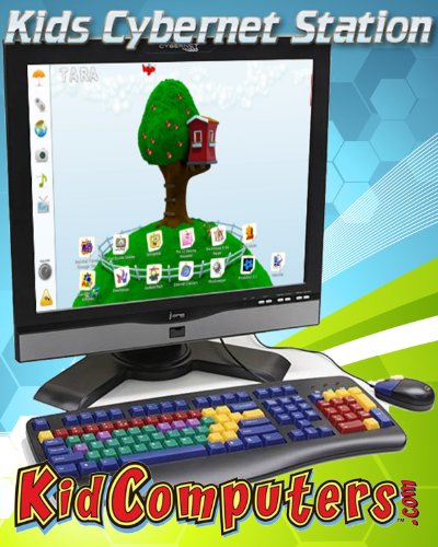 Kids Computer Cybernet Station - Early Learning System - Toddler to Pre-k Ages 2 to 5 - All-in-one 19 Touchscreen - Desktop Computer