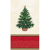 Classic Christmas Tree Guest Towels 16ct