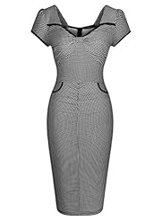 Sexy V-neck Plaid Print Above the Knee Cap Sleeves Nylon/Spandex Evening Dress/Wedding Party Dress 