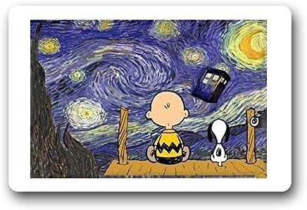 Hi,Doormat Custom Doctor Who And Snoopy Welcome Door Mat Rug Indoor/Outdoor Mats Welcome Doormat Decor Rug 18 x 30 Inches