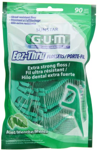 Gum Eez-Thru Flossers Mint - 90 CT by Sunstar