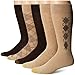 Gold Toe Men's Argyle Assorted Crew 5 Pack