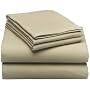 Pinzon 160-Gram Solid Flannel Twin Sheet Set, Taupe