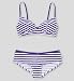 (Parent_T339007) Angel Cotton Rich Stripe Bra & Knickers Set in Miscellaneous