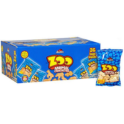 Austin- Zoo Animal Crackers, 36 2.12 oz. pkgs by Animal Cookies
